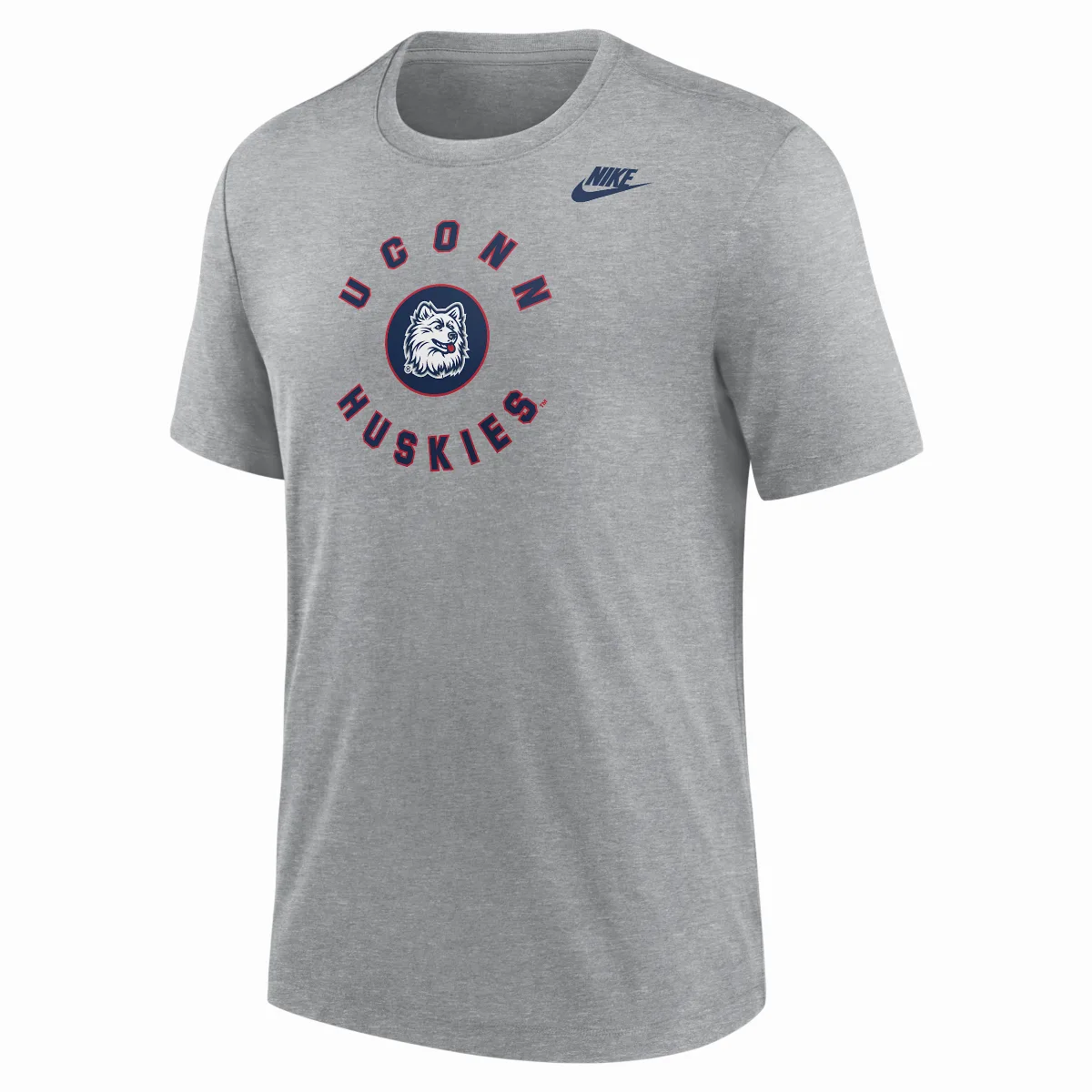 Connecticut Huskies Football Tri-Blend T-Shirt by Nike