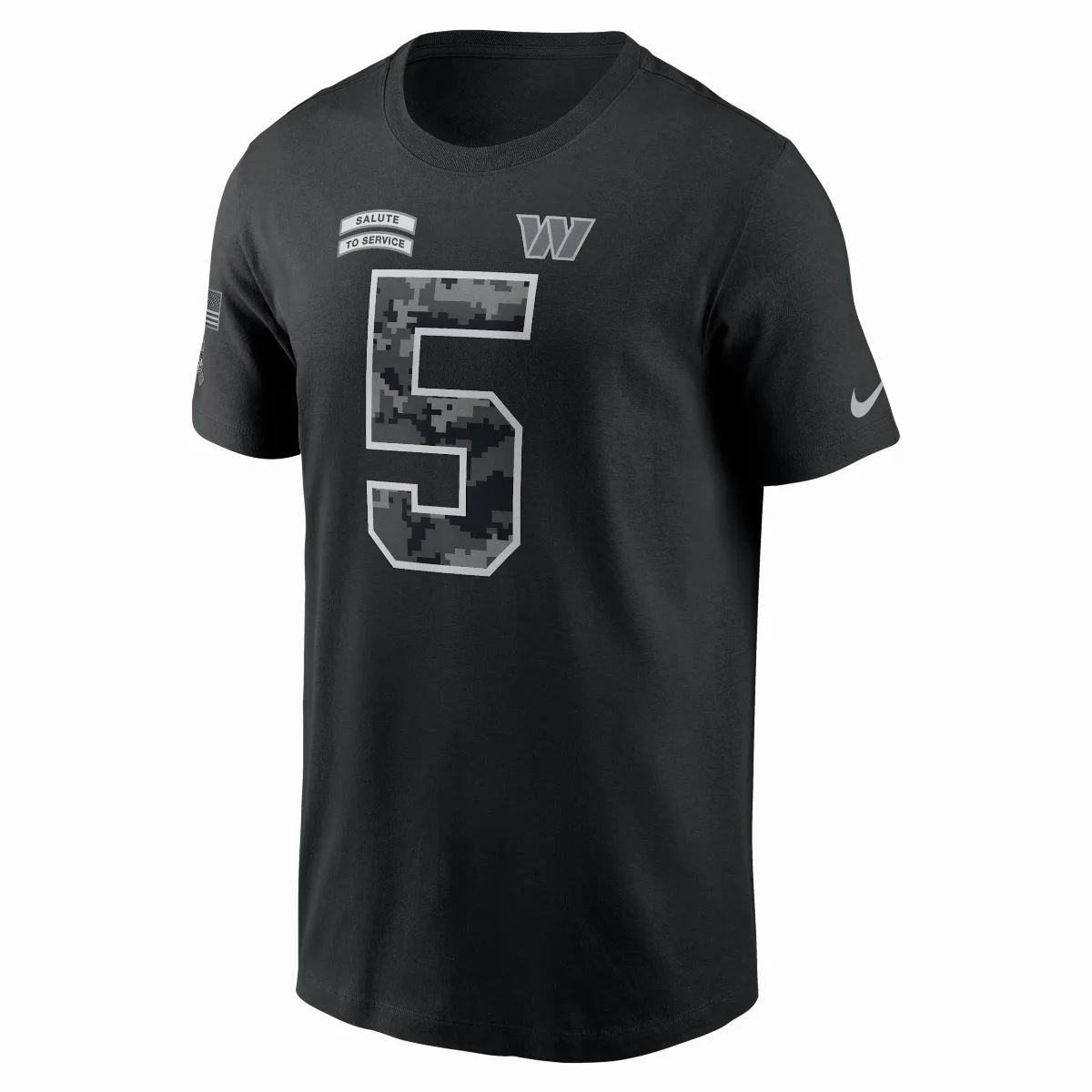 Jayden Daniels Washington Commanders Salute to Service NFL T-Shirt by Nike