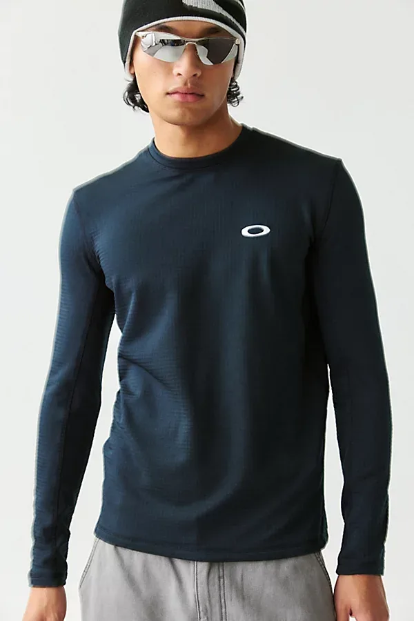 Seeker Thermal Grid Long Sleeve Jersey Tee by Oakley