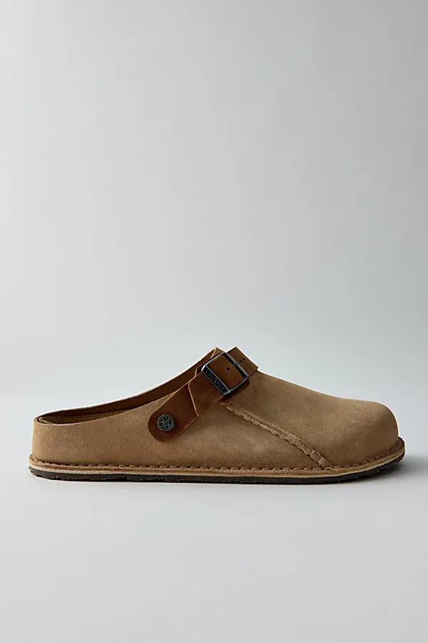 Lutry Clogs in Sandcastle/Cognac by Birkenstock