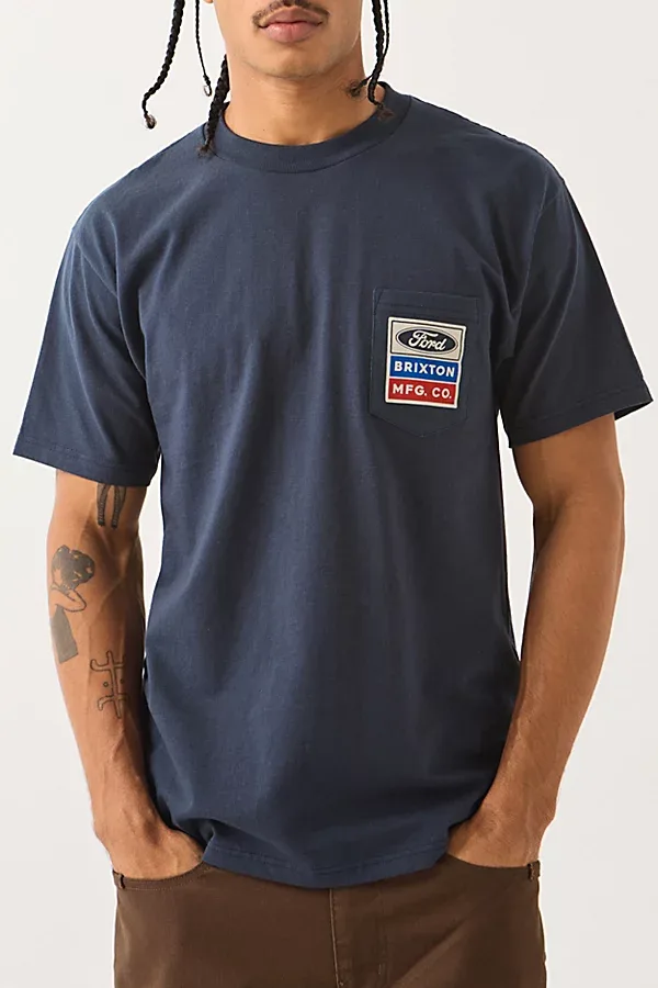Ford Service Dept Pocket Tee by Brixton
