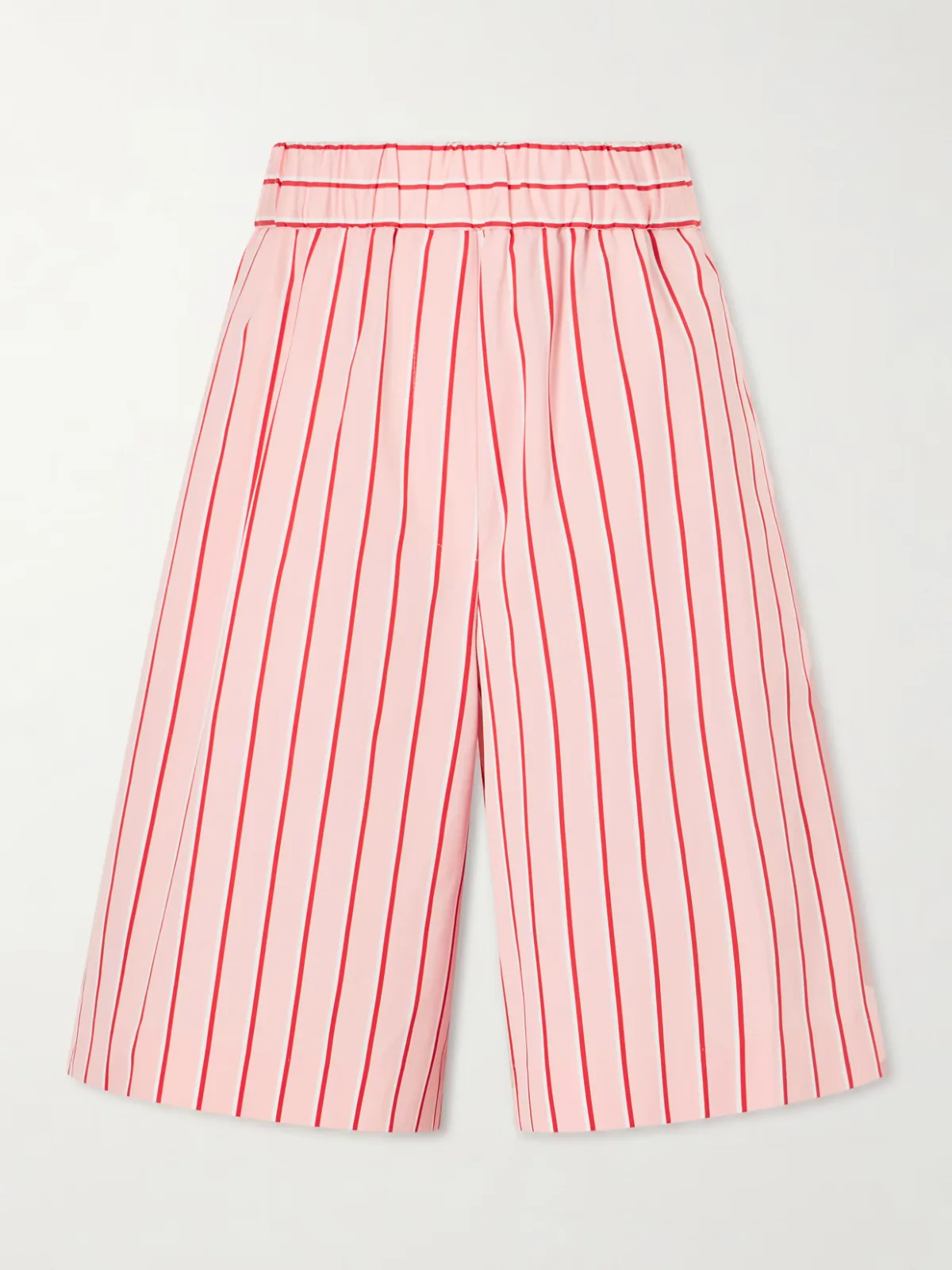 - Pomy Bis Striped Cotton Shorts - by Dries Van Noten