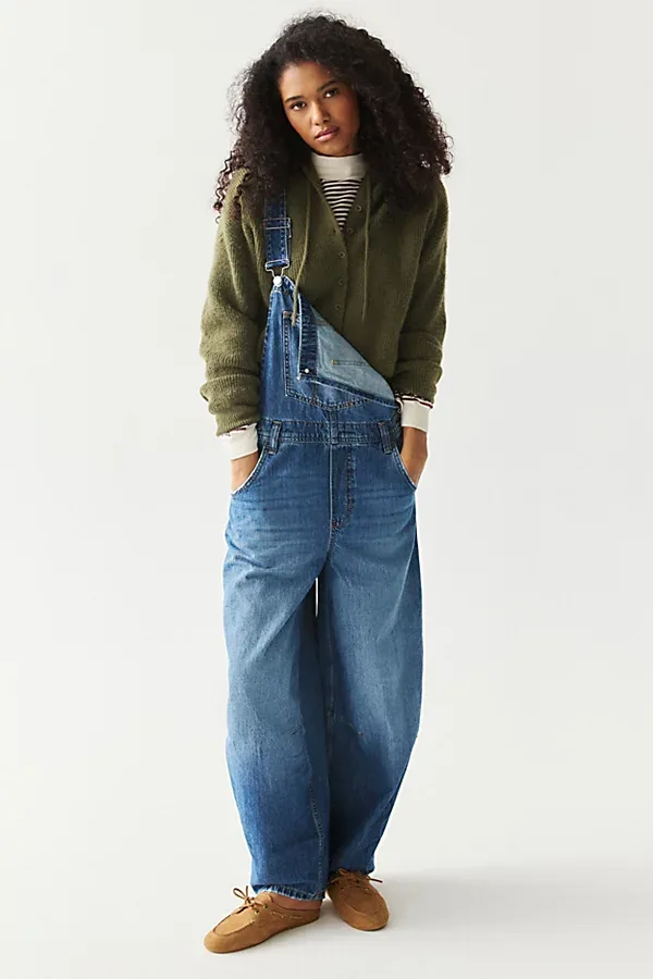 Rih Extreme Barrel-Leg Overalls by BDG