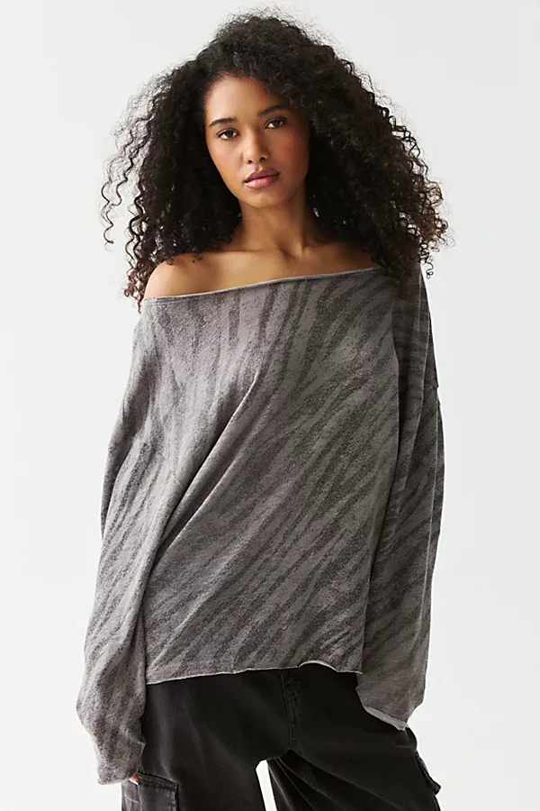 Kurt Off-The-Shoulder Long Sleeve Tee by BDG