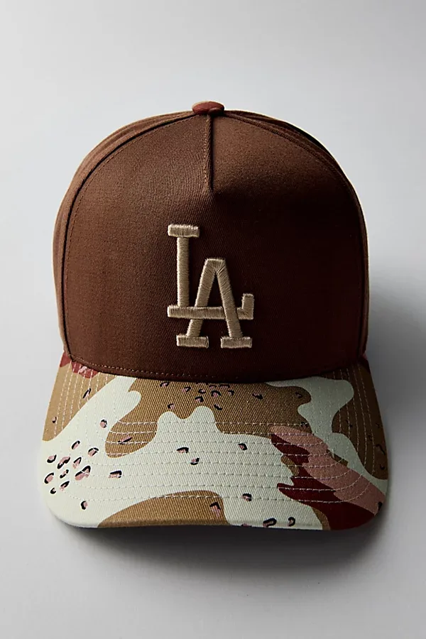 Mitchell & Ness MLB Los Angeles Dodgers Camo Brim Snapback Hat by Mitchell & Ness