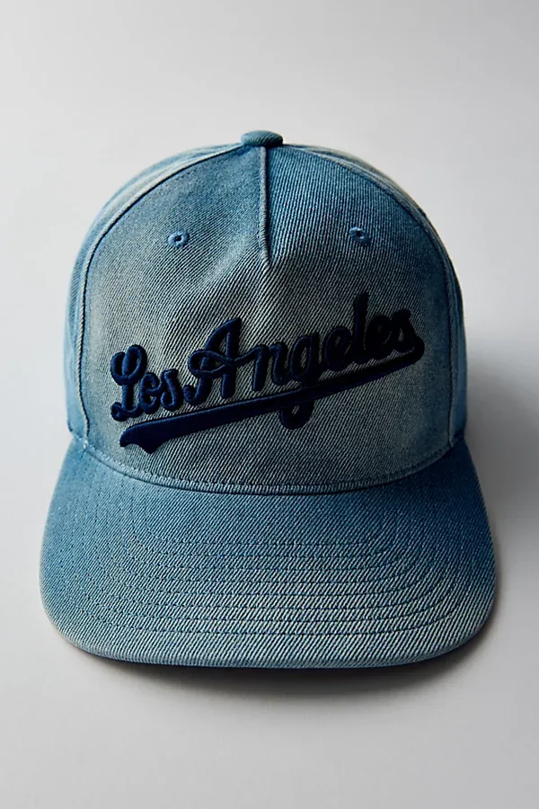 Mitchell & Ness MLB Los Angeles Dodgers Denim Original Snapback Hat by Mitchell & Ness