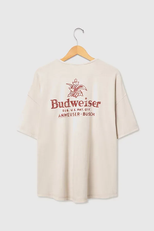 Budweiser Baseball Jersey Top by Junk Food