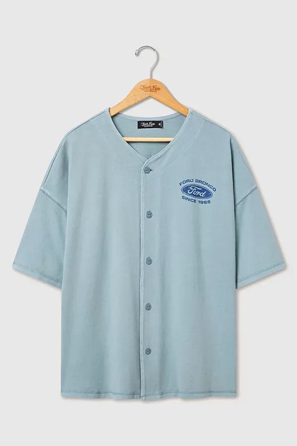 Ford Bronco Baseball Jersey Top by Junk Food