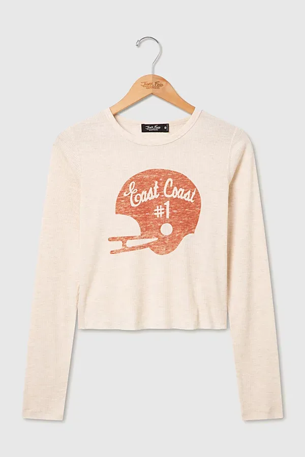 East Coast #1 Crop Thermal Top by Junk Food