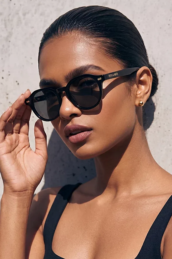 Fifth & Ninth Roman Round Polarized Sunglasses by Fifth and Ninth
