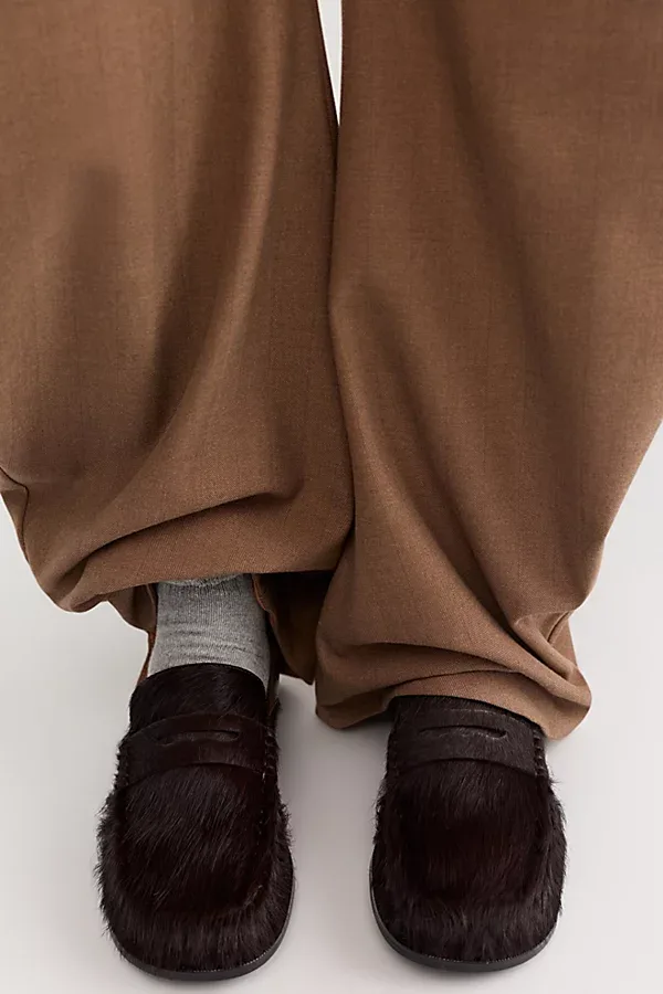 Blanche Hair-On Loafers by Paloma Barcel