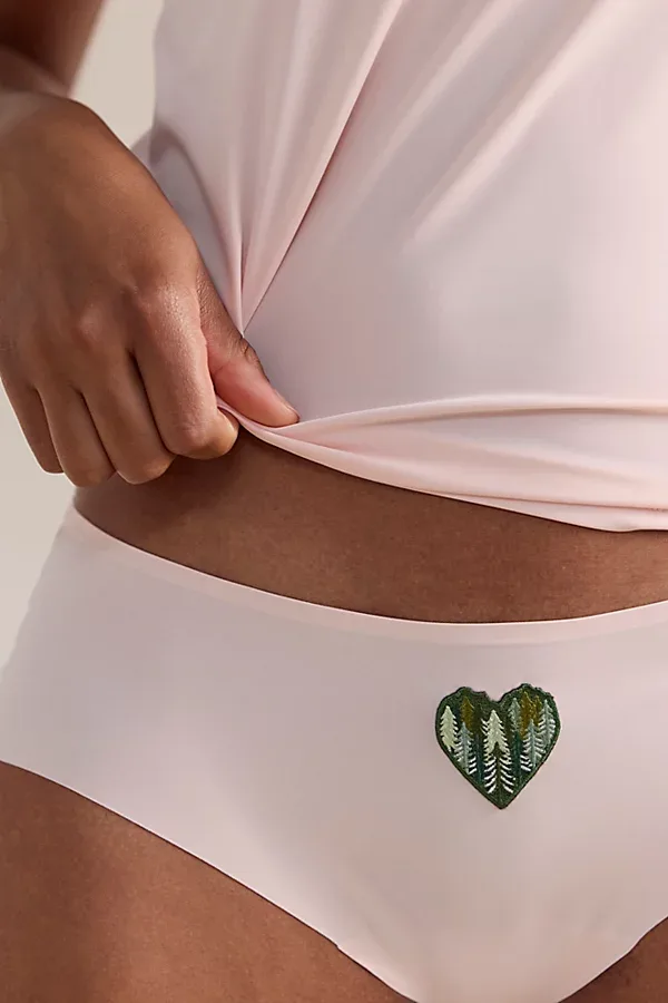 Wild at Heart Soft Seamless Briefs by Uwila Warrior