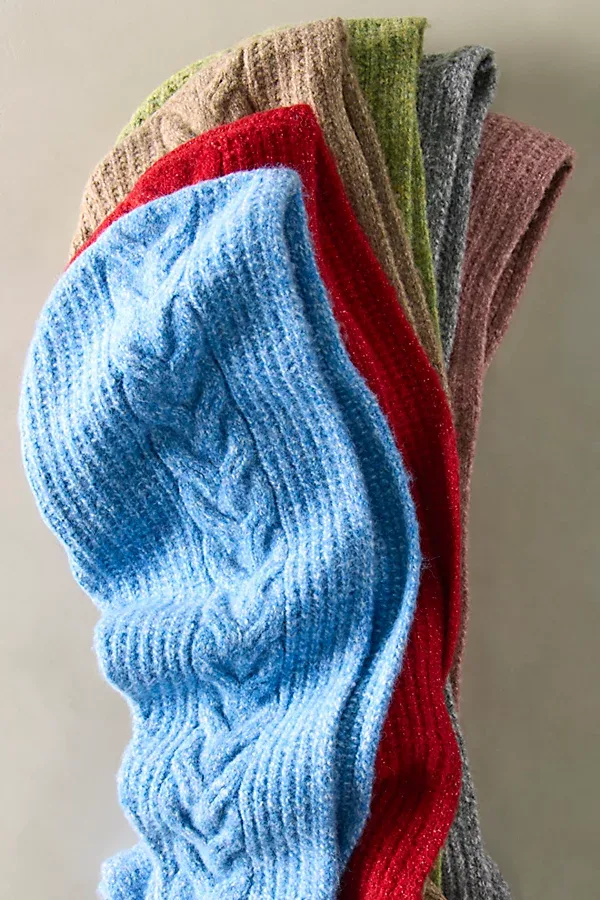 Cloud Cable Bonnet Hood by Free People
