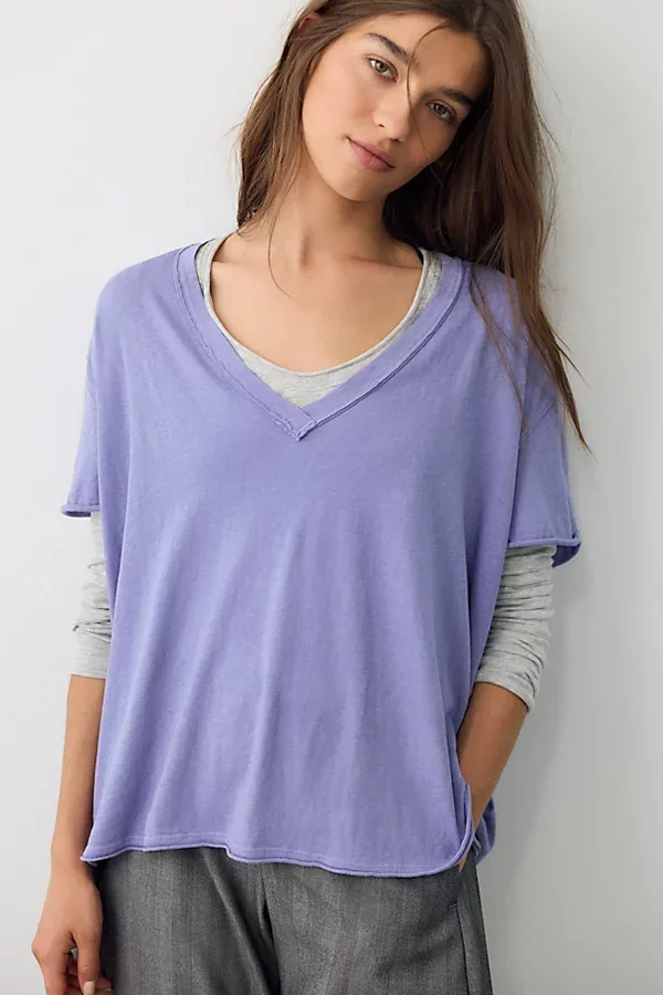 We the Free Nina V-Neck Tee by Free People