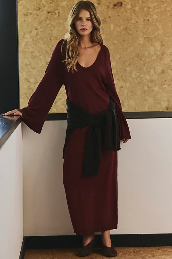 Frances Sweater Maxi Dress by Free People