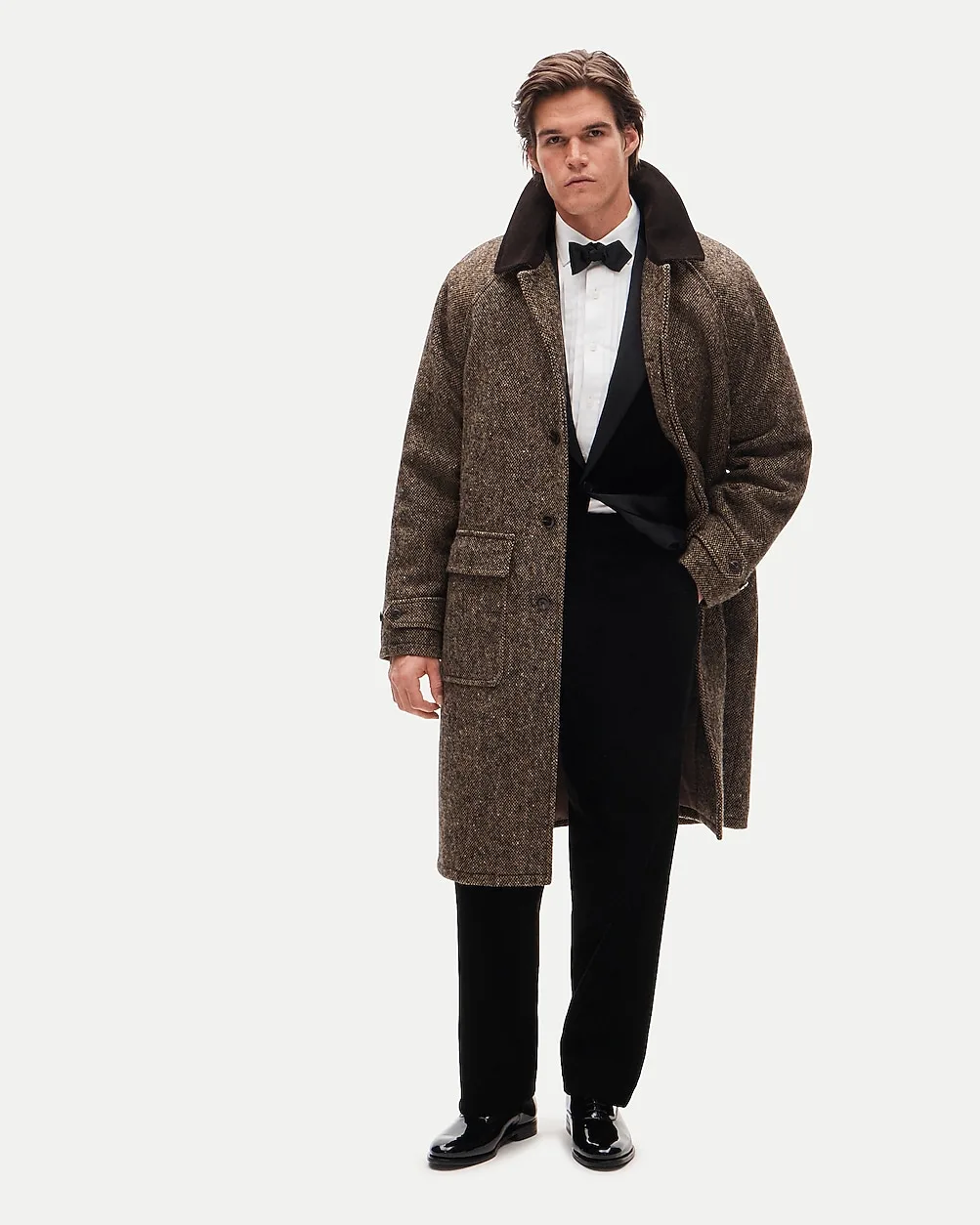 Car Coat in Irish Donegal Wool by J.Crew