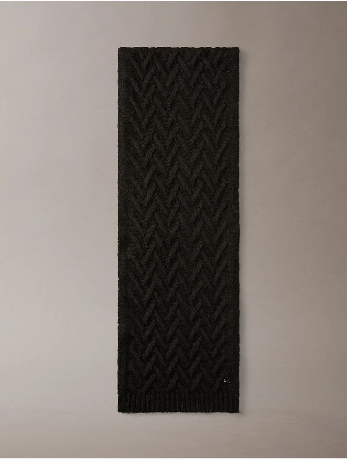 Cable Knit Scarf by Calvin Klein