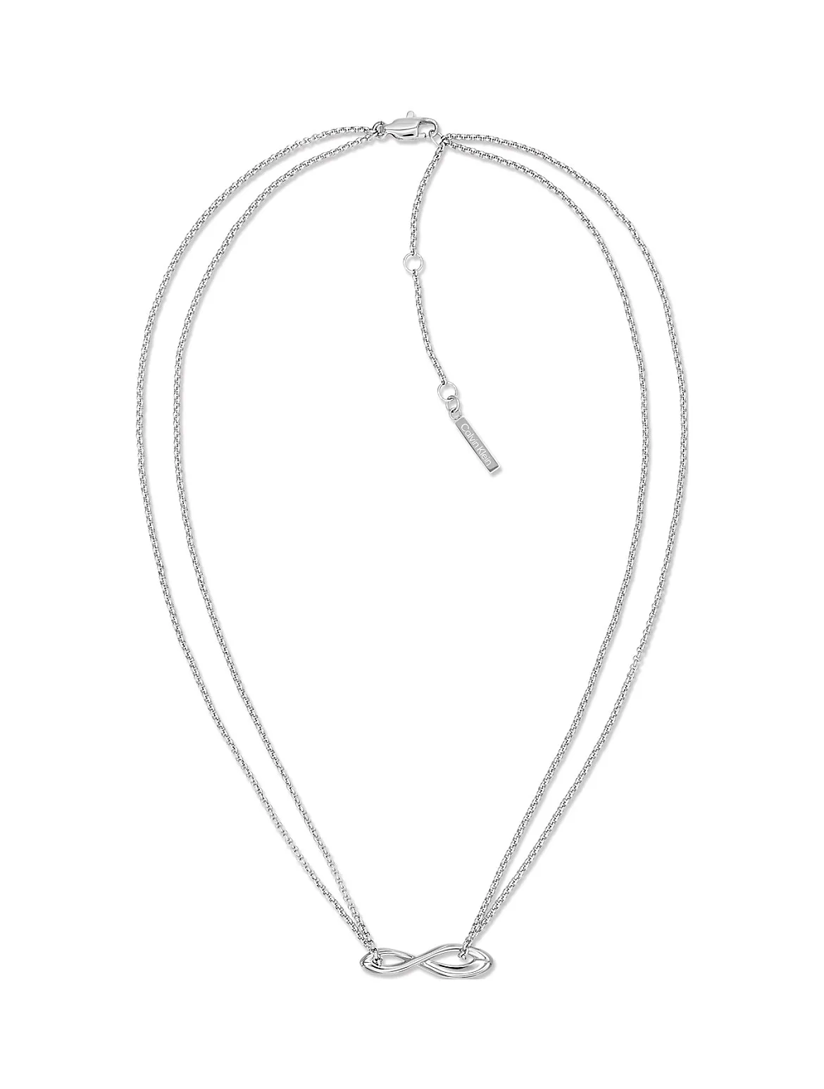 Infinity Curved Necklace by Calvin Klein