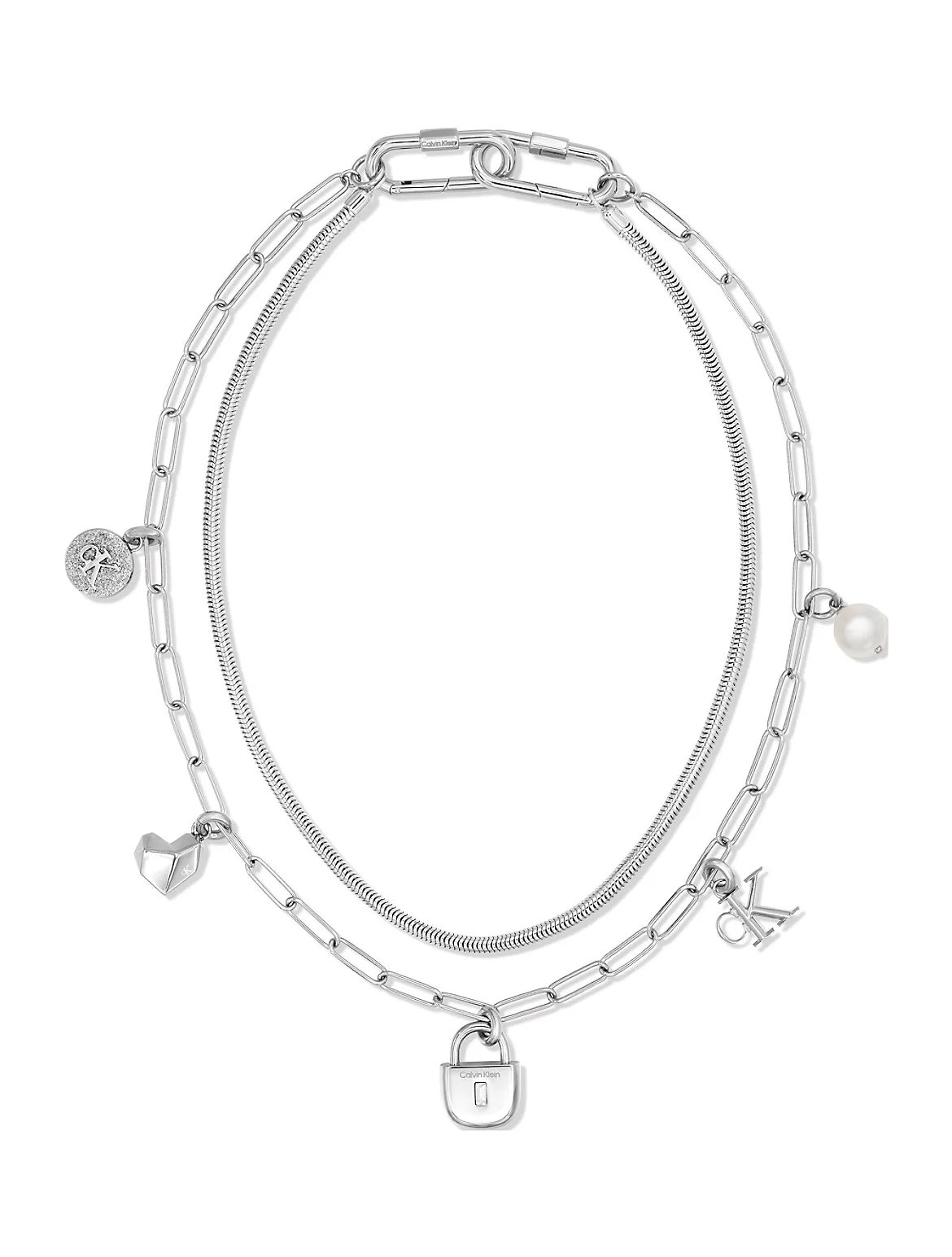 Layered Charm Bracelet by Calvin Klein