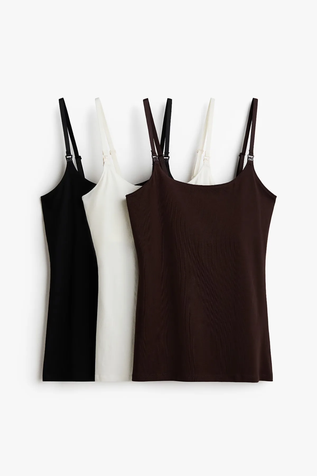 MAMA 3-Pack Nursing Camisole Tops by H&M