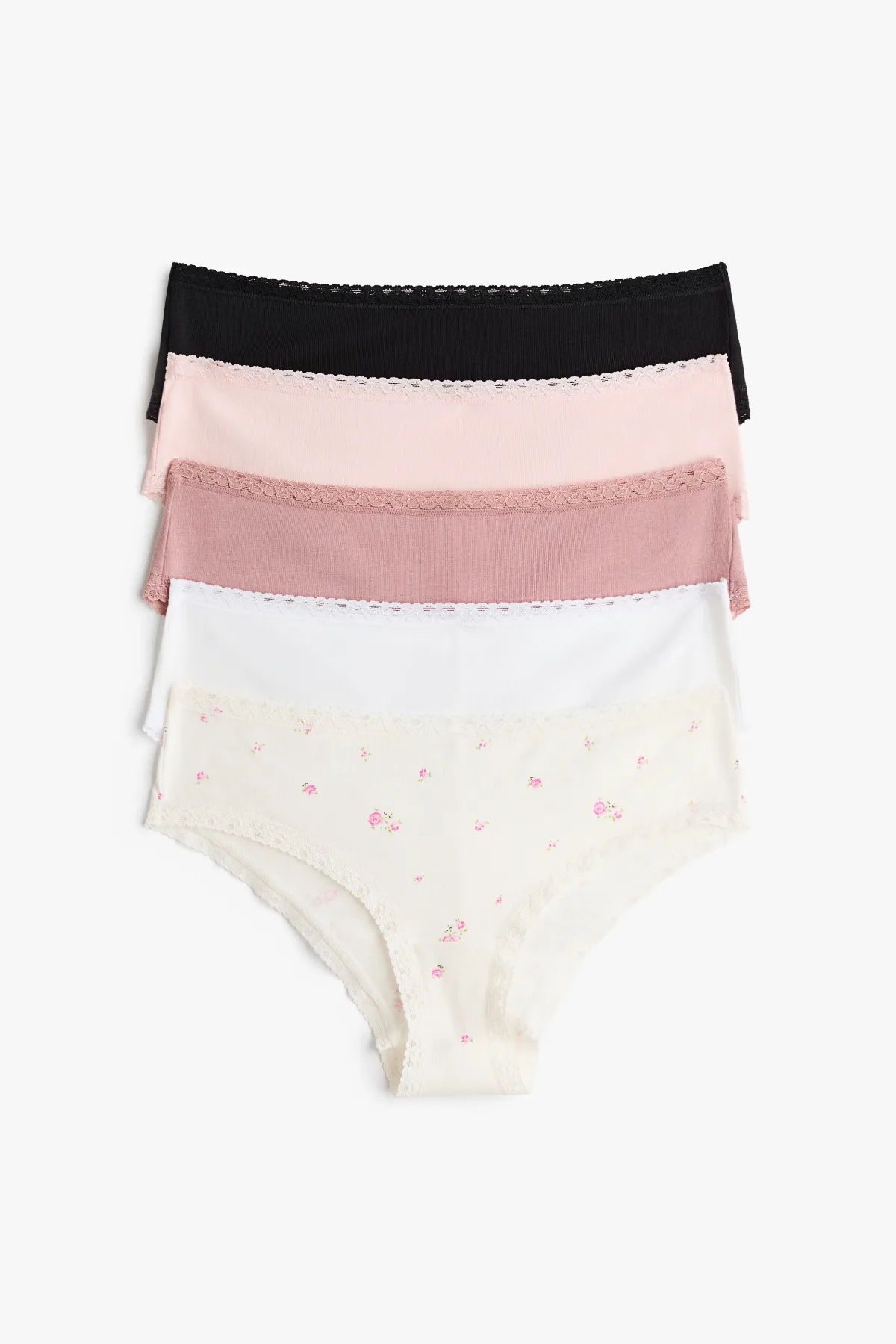 5-Pack Cotton Hipster Briefs