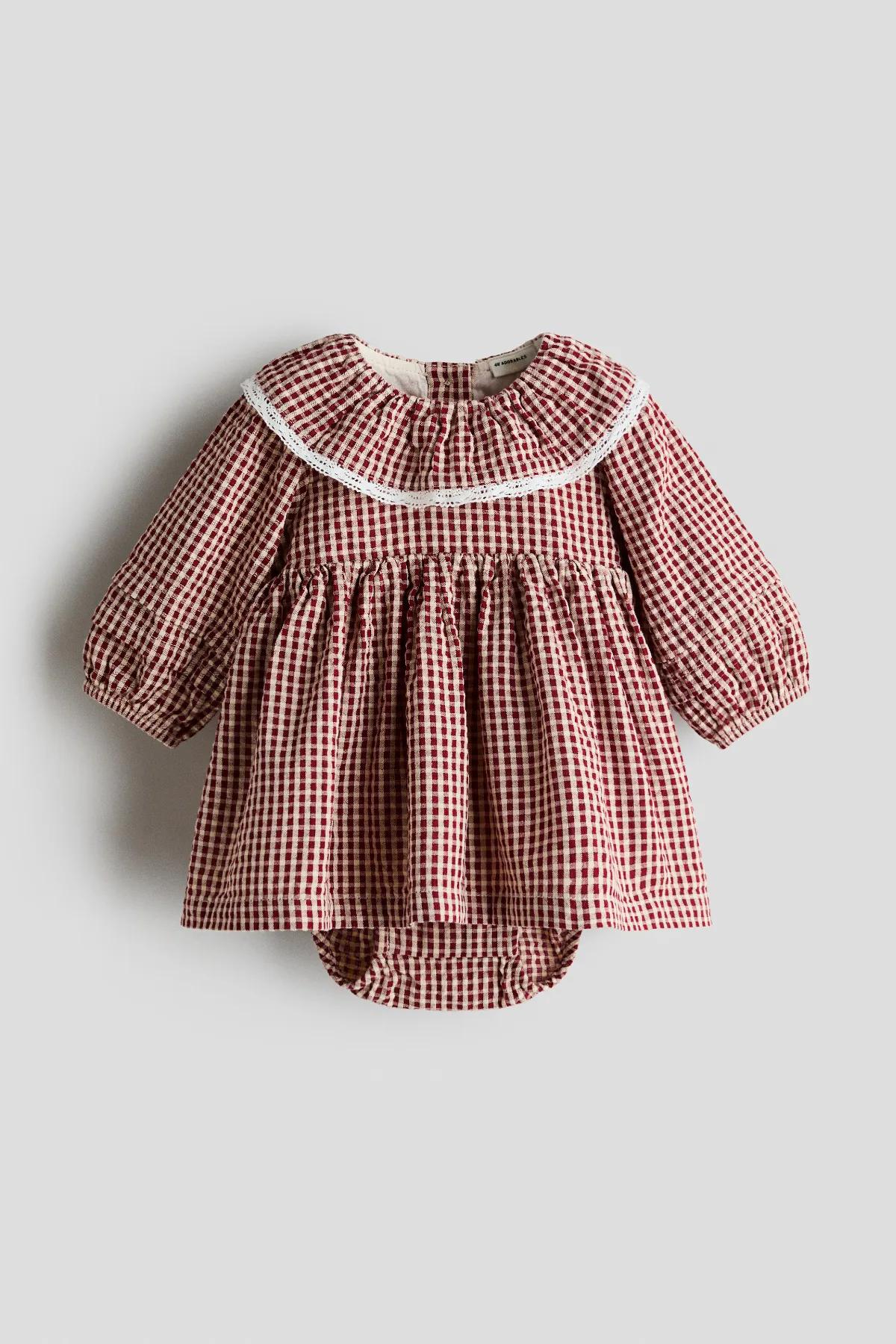 Cotton Muslin Bodysuit Dress by H&M