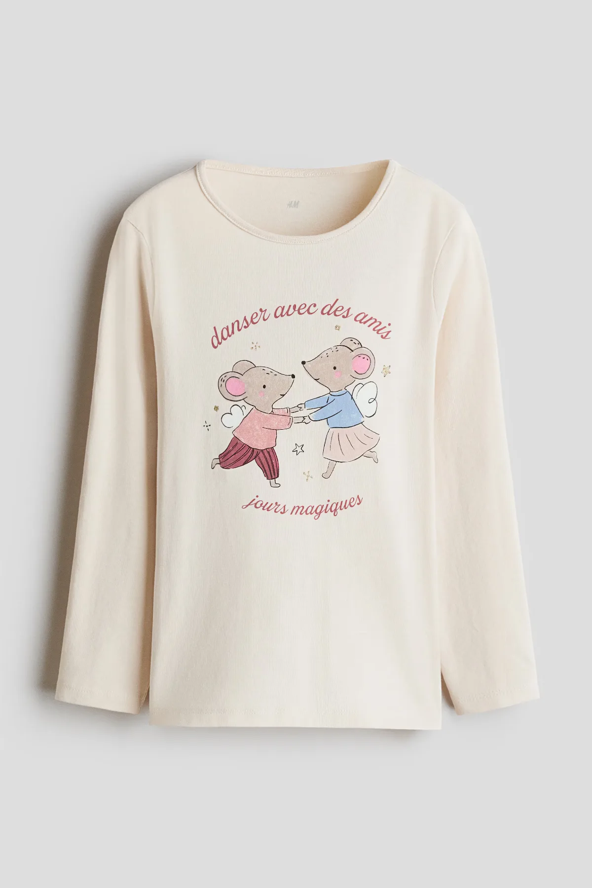 Printed Cotton Top by H&M