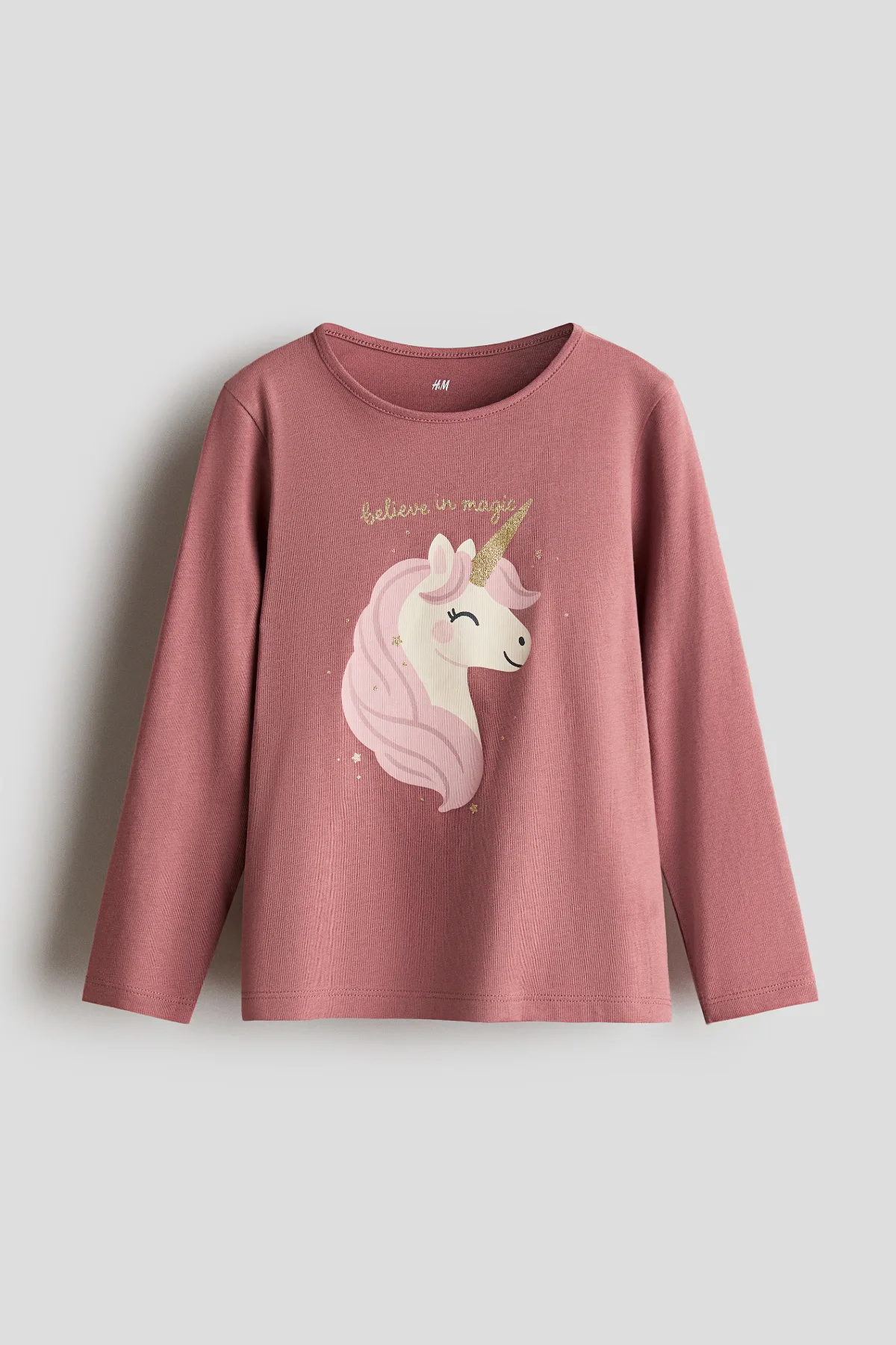 Printed Cotton Top by H&M