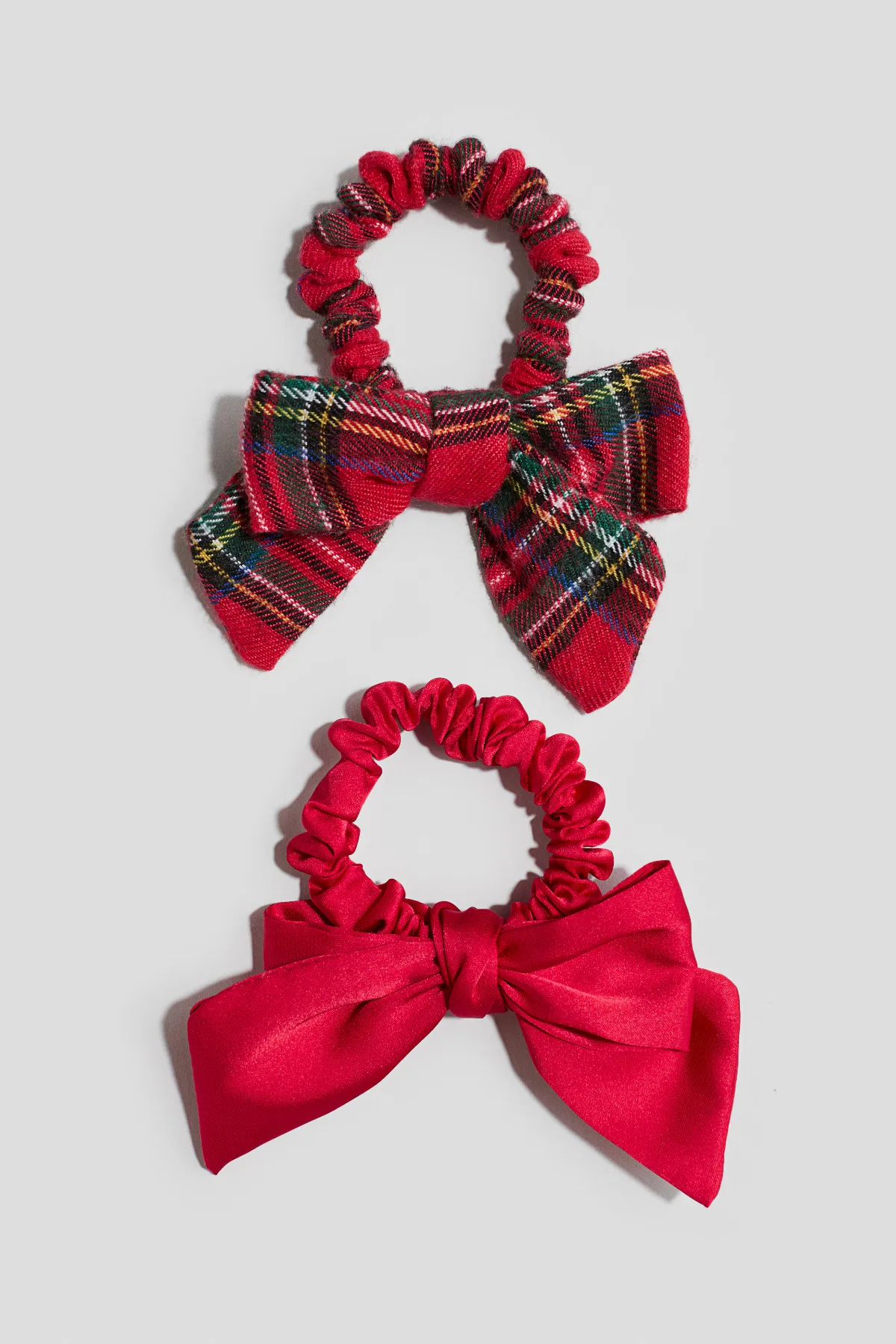 2-Pack Bow-Detail Scrunchies by H&M