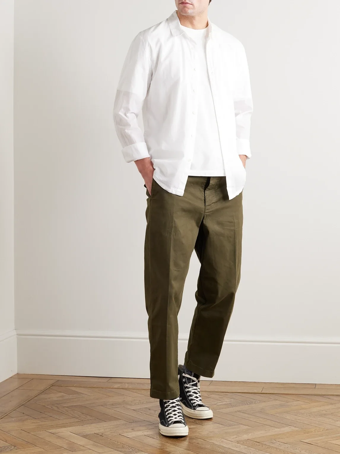 Cotton-Poplin Shirt by James Perse