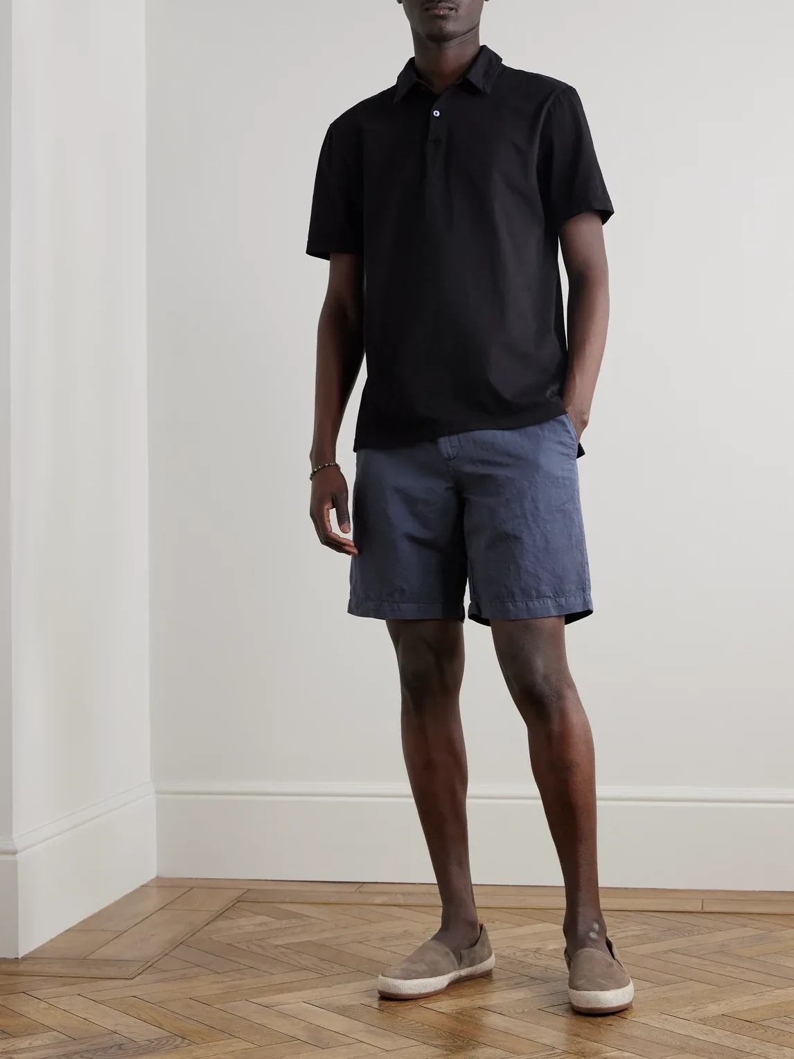 Slim-Fit Supima Cotton-Jersey Polo Shirt by James Perse