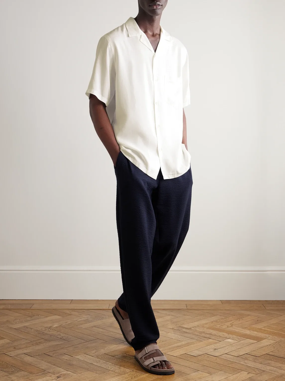 Dogtown Camp-Collar Tencel Lyocell Shirt by Portuguese Flannel