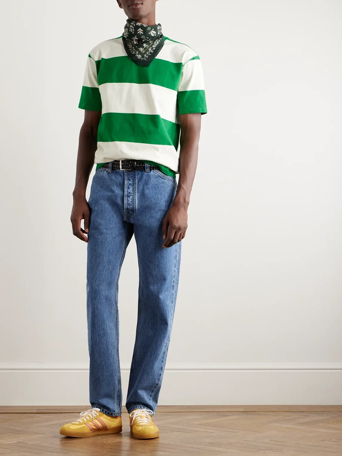 Tapered Selvedge Jeans by Drakes