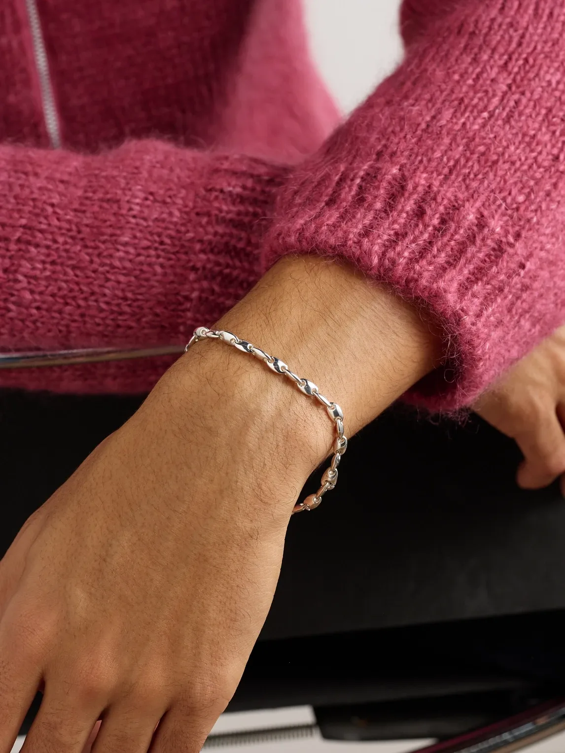 Neo Sterling Silver Chain Bracelet by Maor