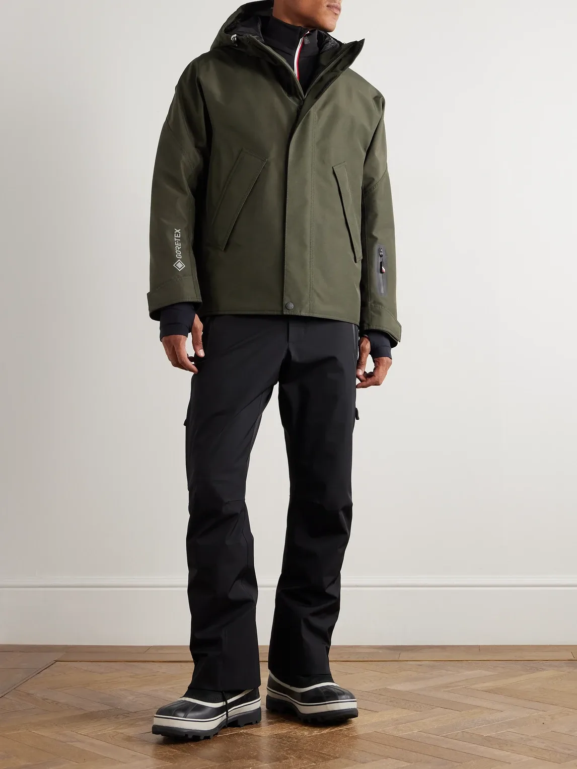 Moncler Grenoble Lambir Padded Gore-Tex Hooded Ski Jacket by Moncler