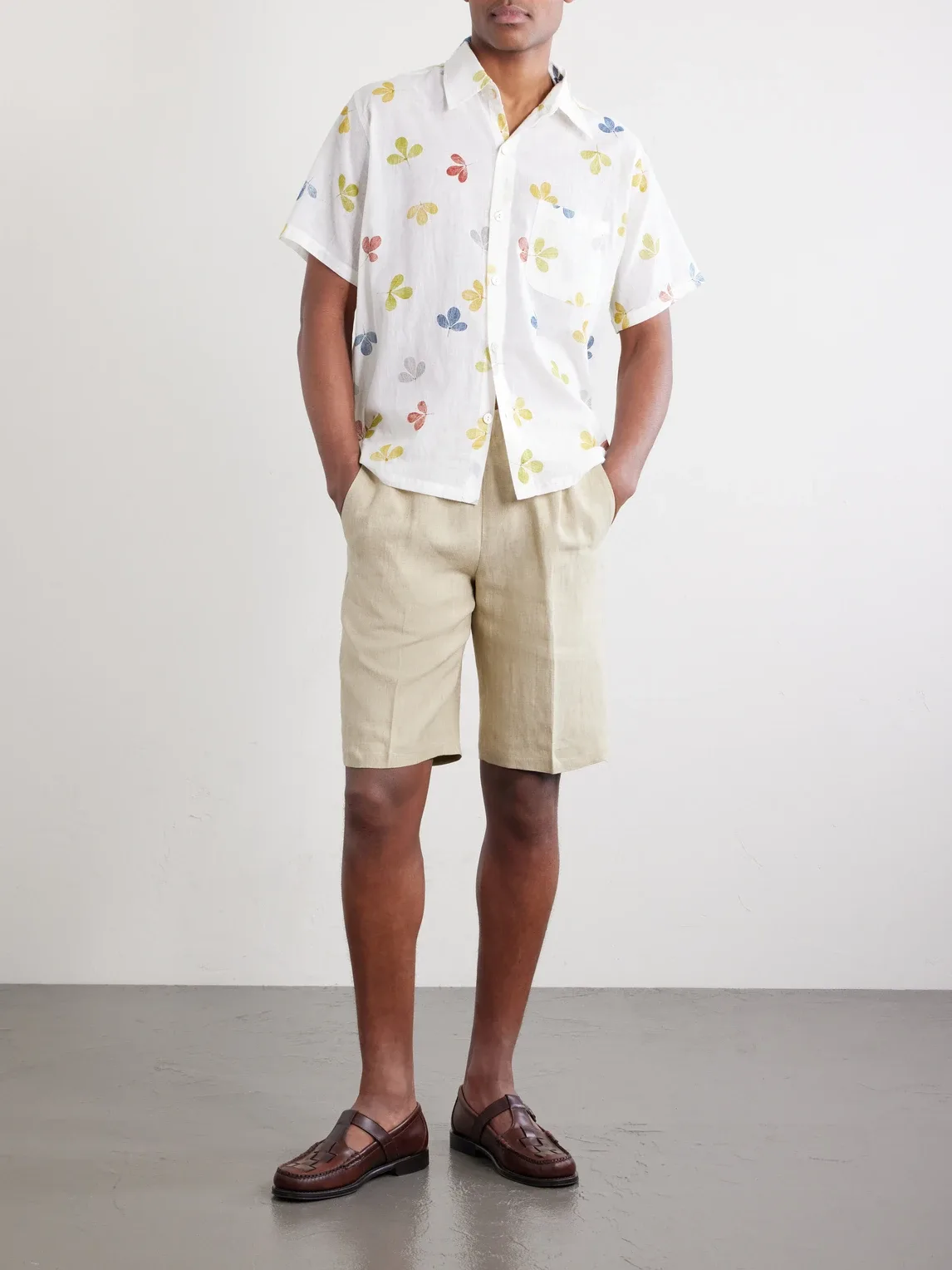 Printed Cotton-Voile Shirt by Kartik Research