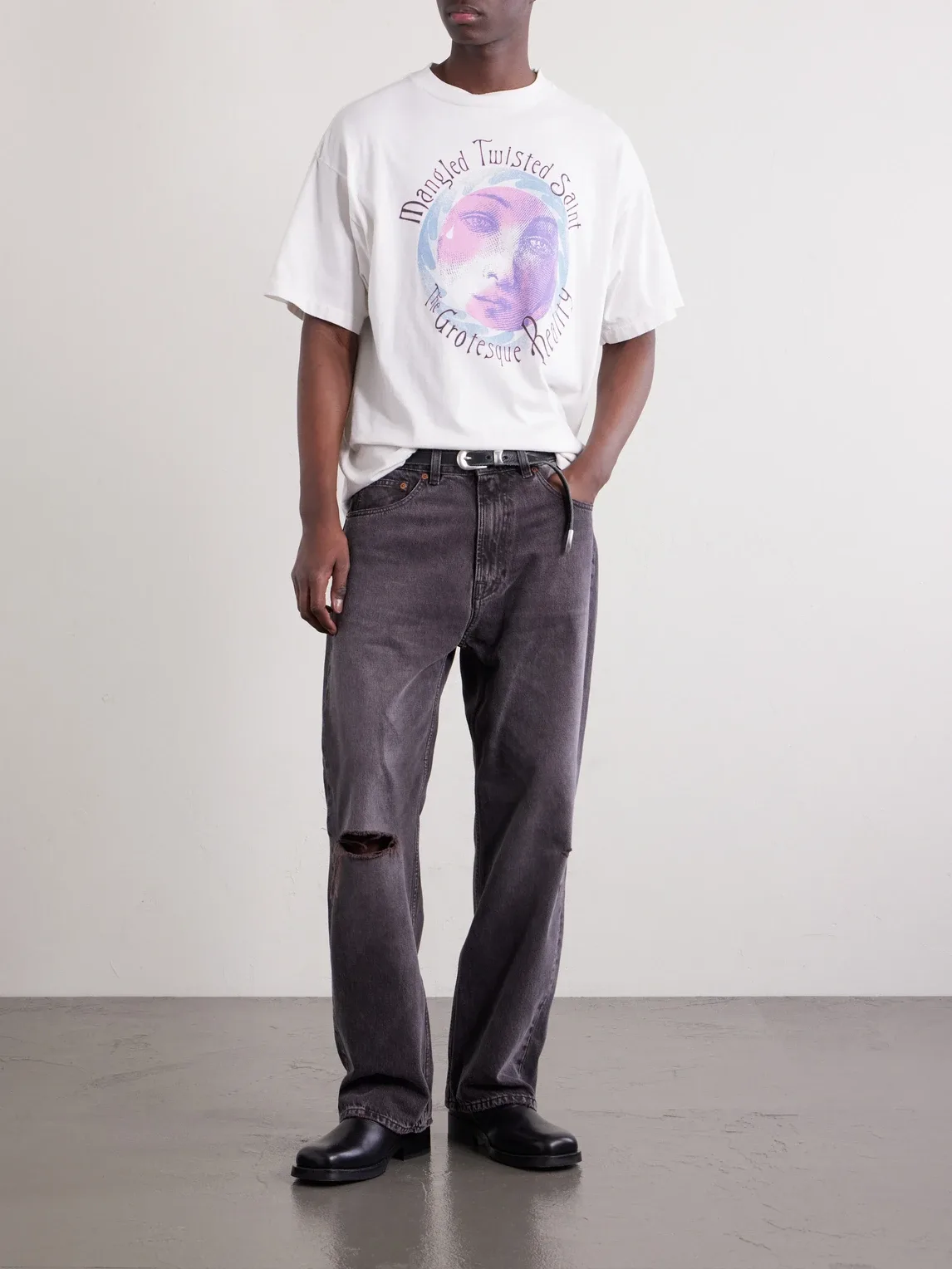 Sean Wotherspoon Printed Cotton-Jersey T-Shirt by Saint Mxxxxxx
