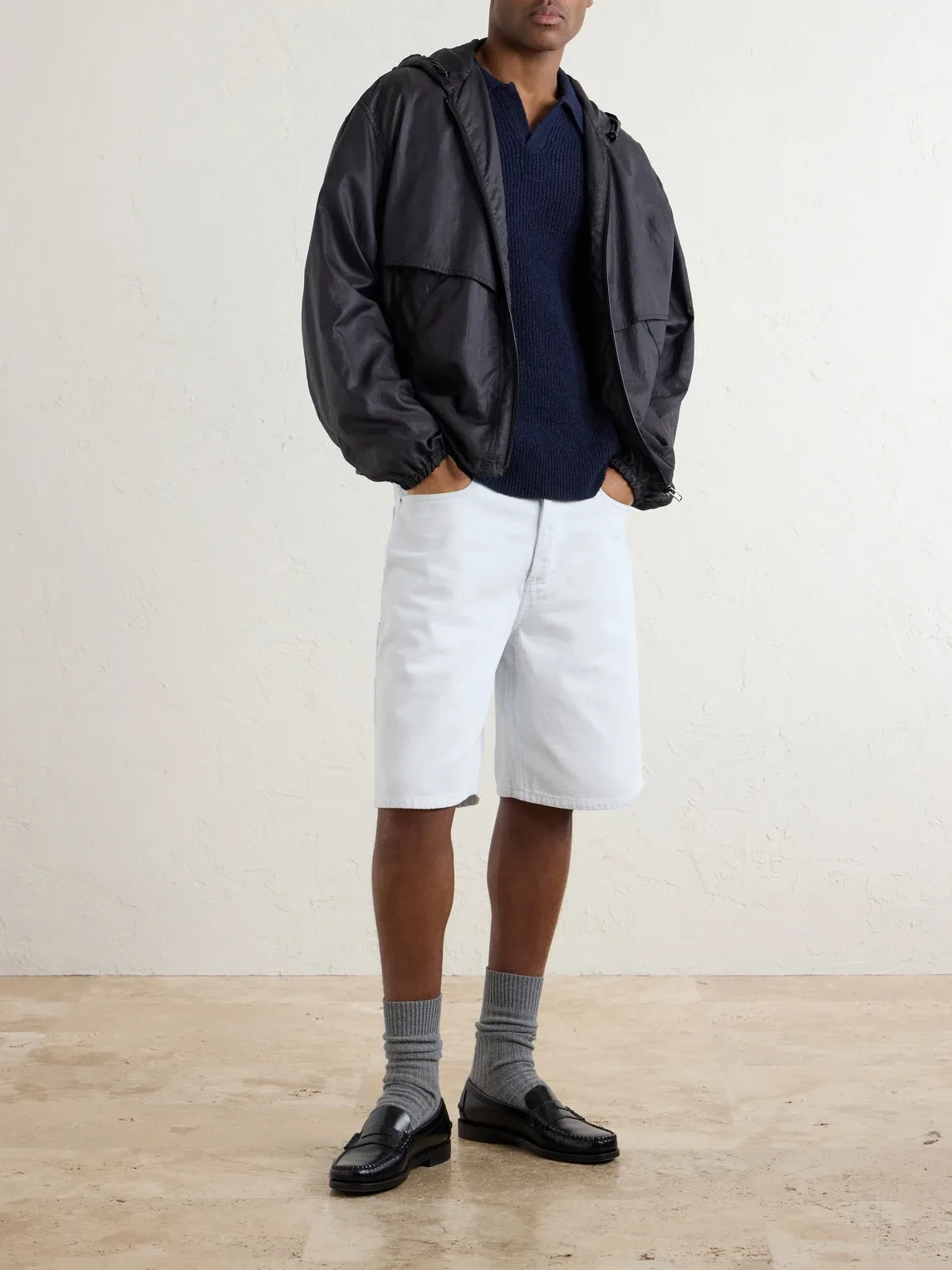 Ribbed Cotton-Blend Bouclé Polo Shirt by Aim Leon Dore