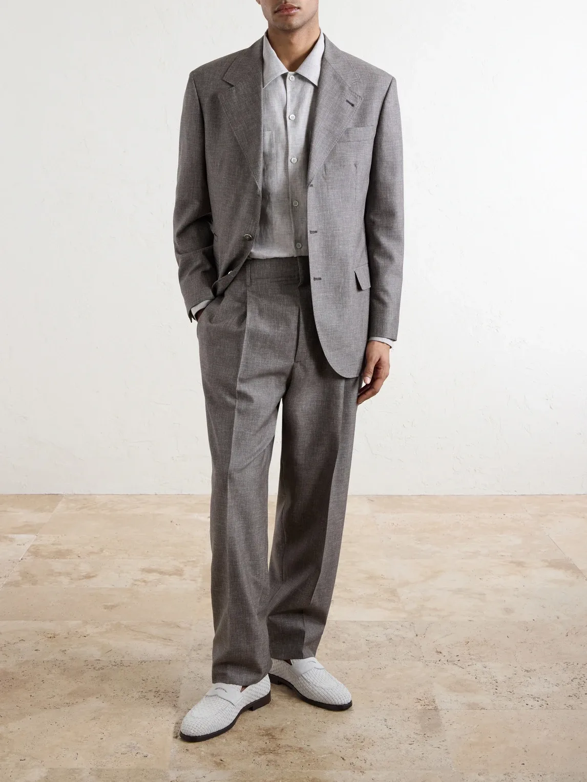 Hemp, Linen and Cotton-Blend Shirt