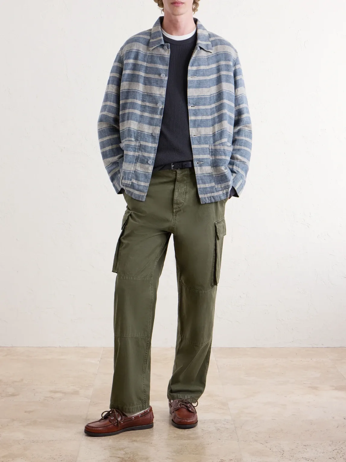 Striped Linen Shirt by Rrl