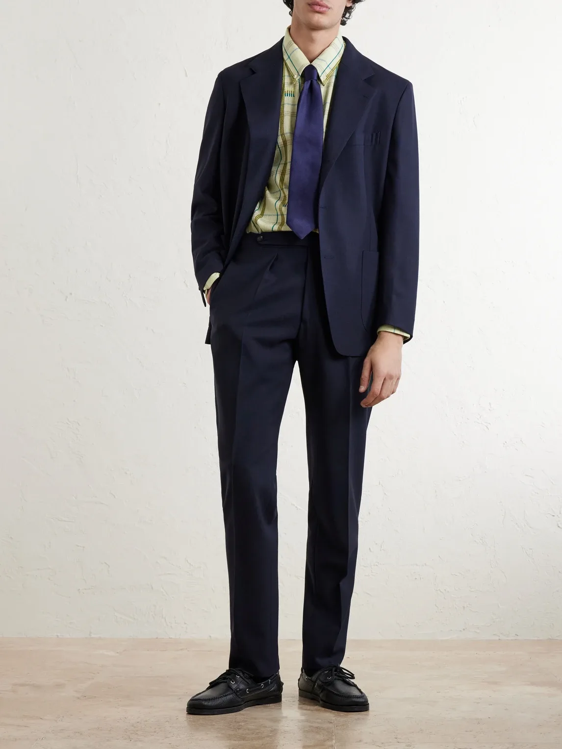 Virgin Wool Suit Jacket by Drakes