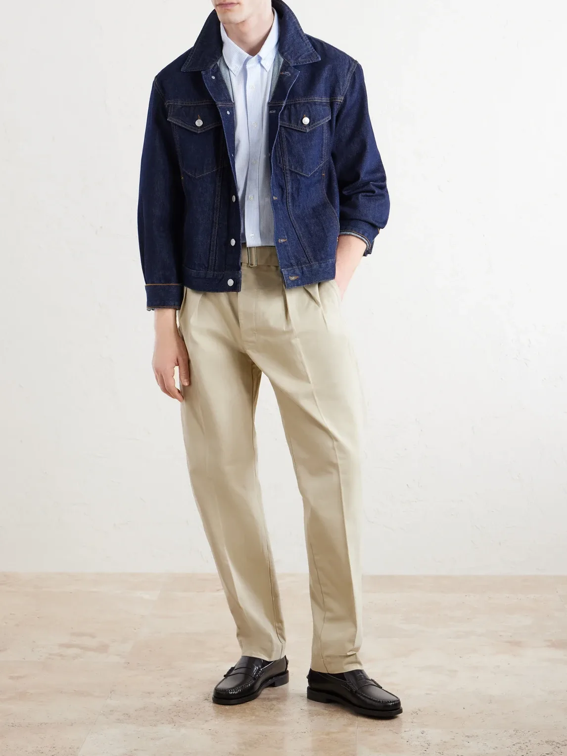 Striped Cotton Oxford Shirt by Officine Gnrale