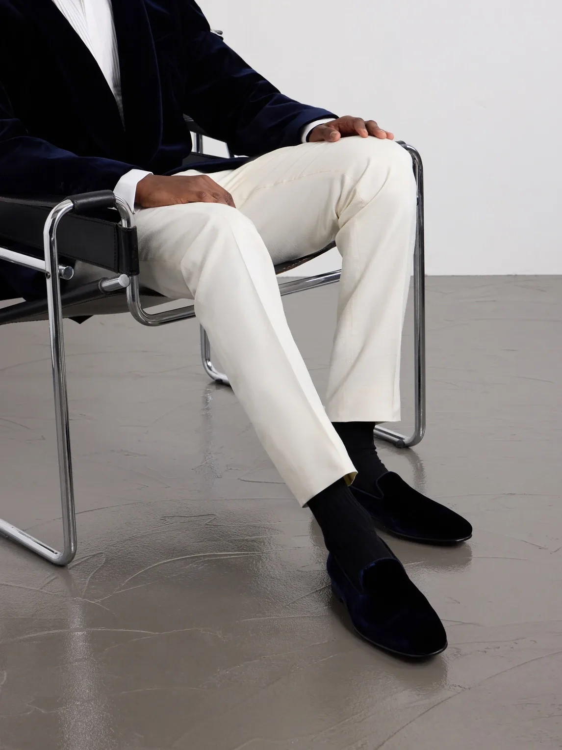 Mario Velvet Loafers by Manolo Blahnik