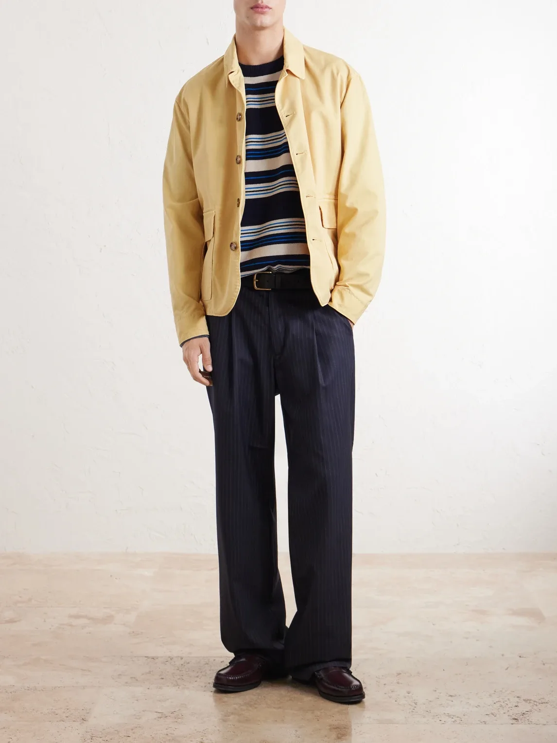 Striped Wool and Cotton-Blend Sweater by Paul Smith
