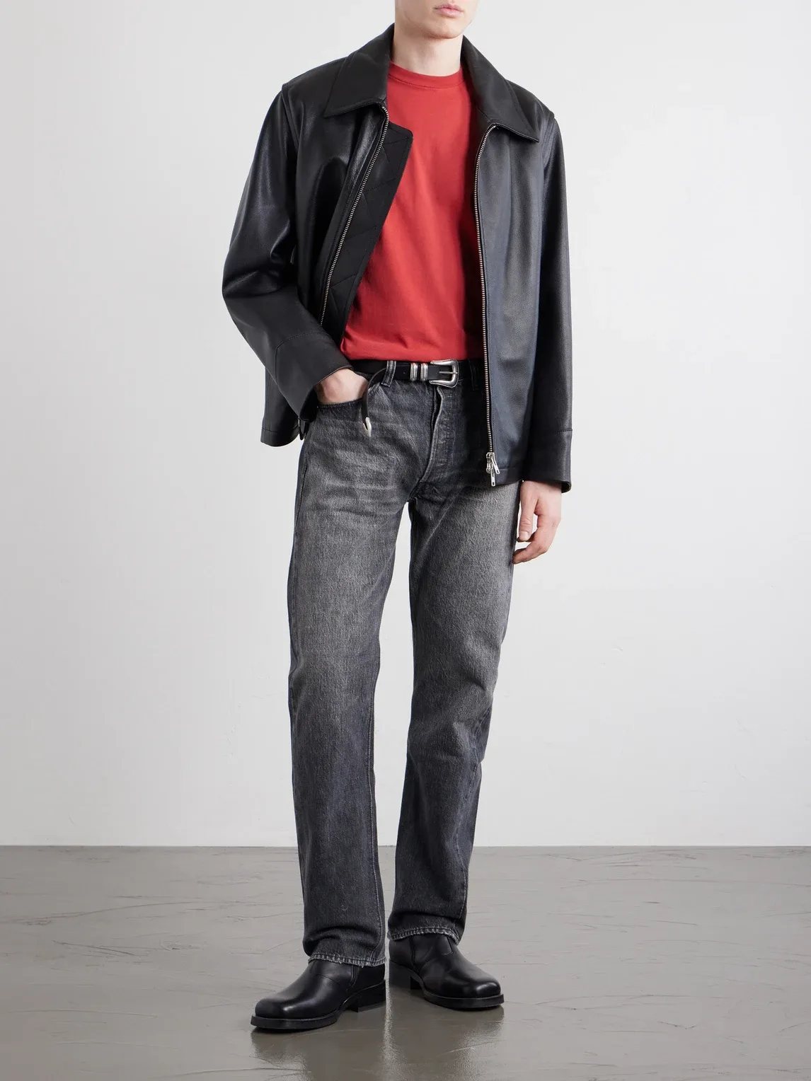 Dartford 1101BKHW Straight-Leg Jeans by Fullcount