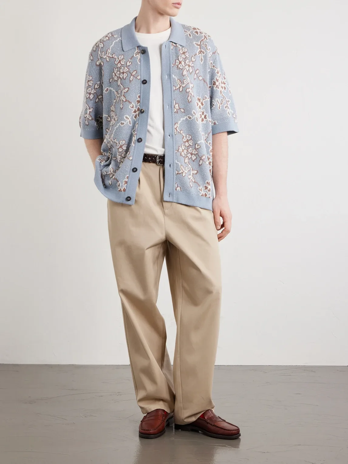 Ricky Straight-Leg Pleated Organic Cotton Trousers by A.P.C.