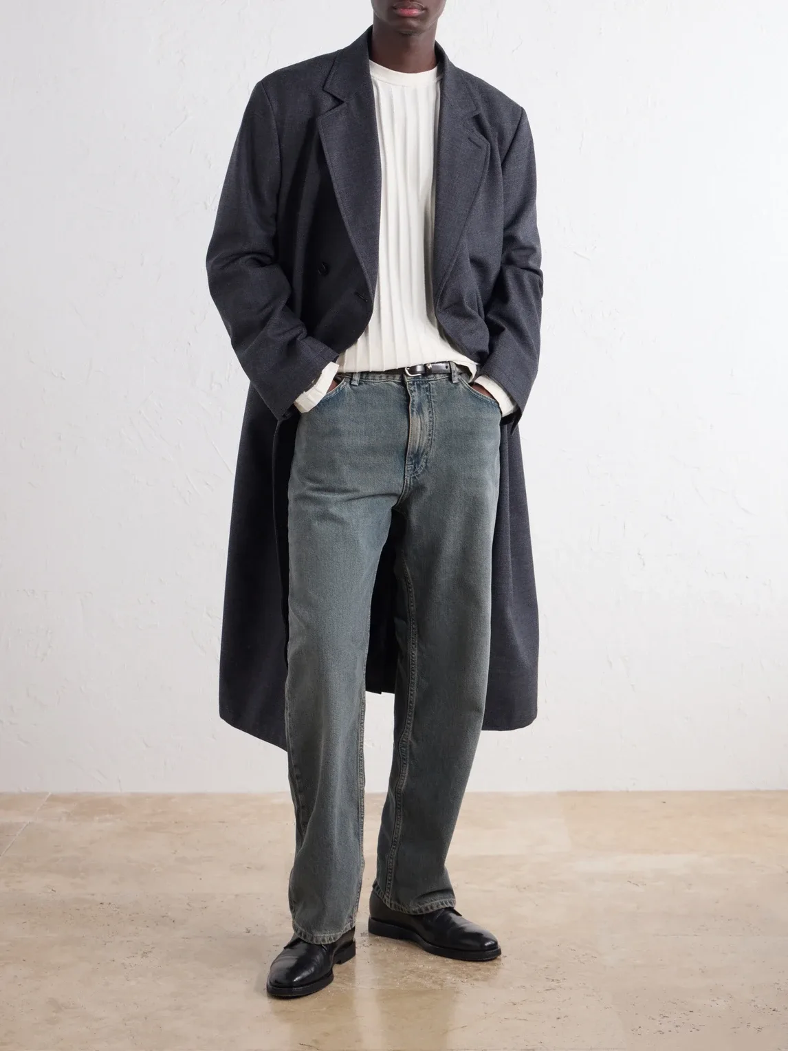 Ribbed Cotton-Jersey T-Shirt