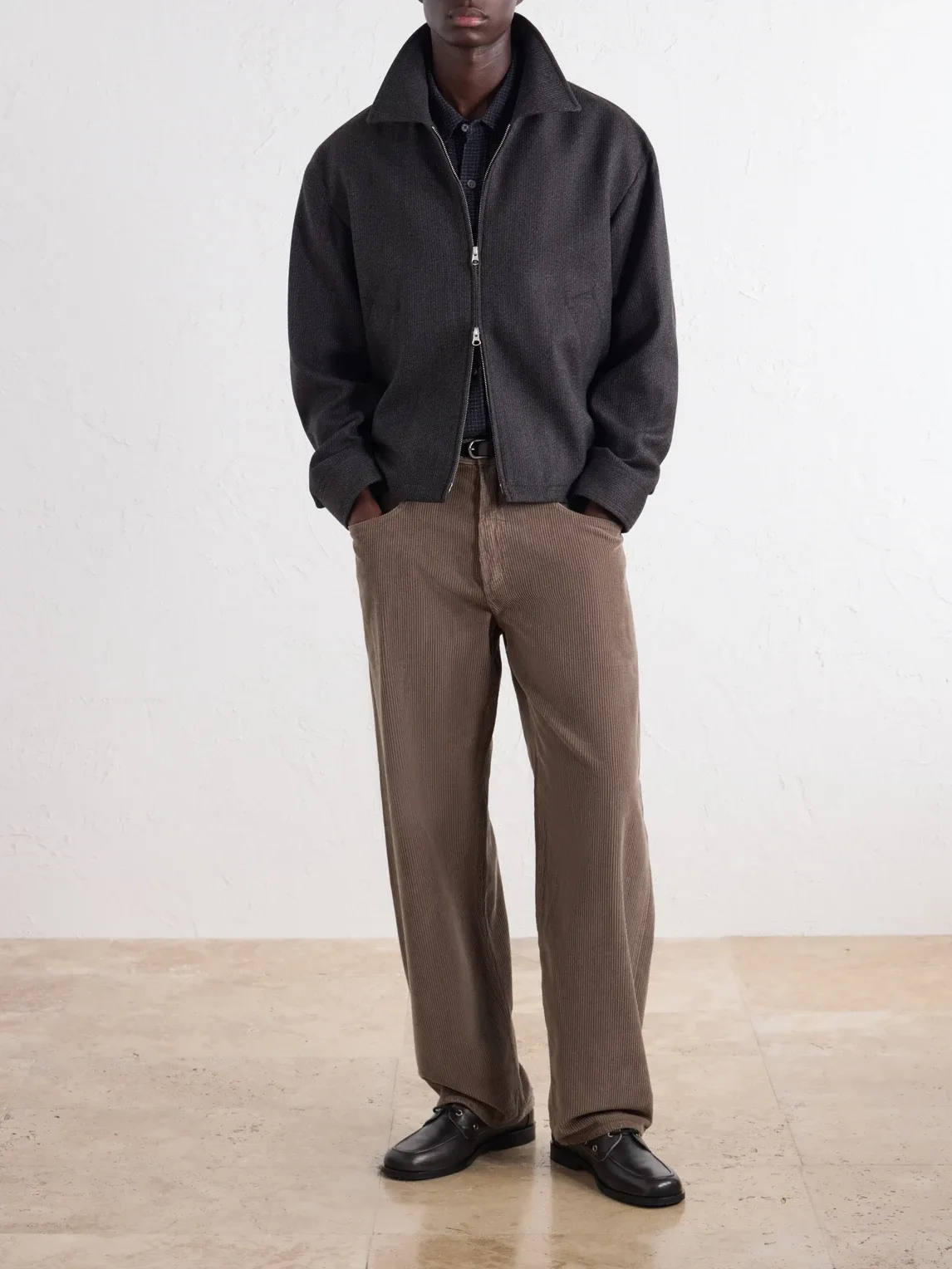Mail Wool-Blend Blouson Jacket by Mfpen