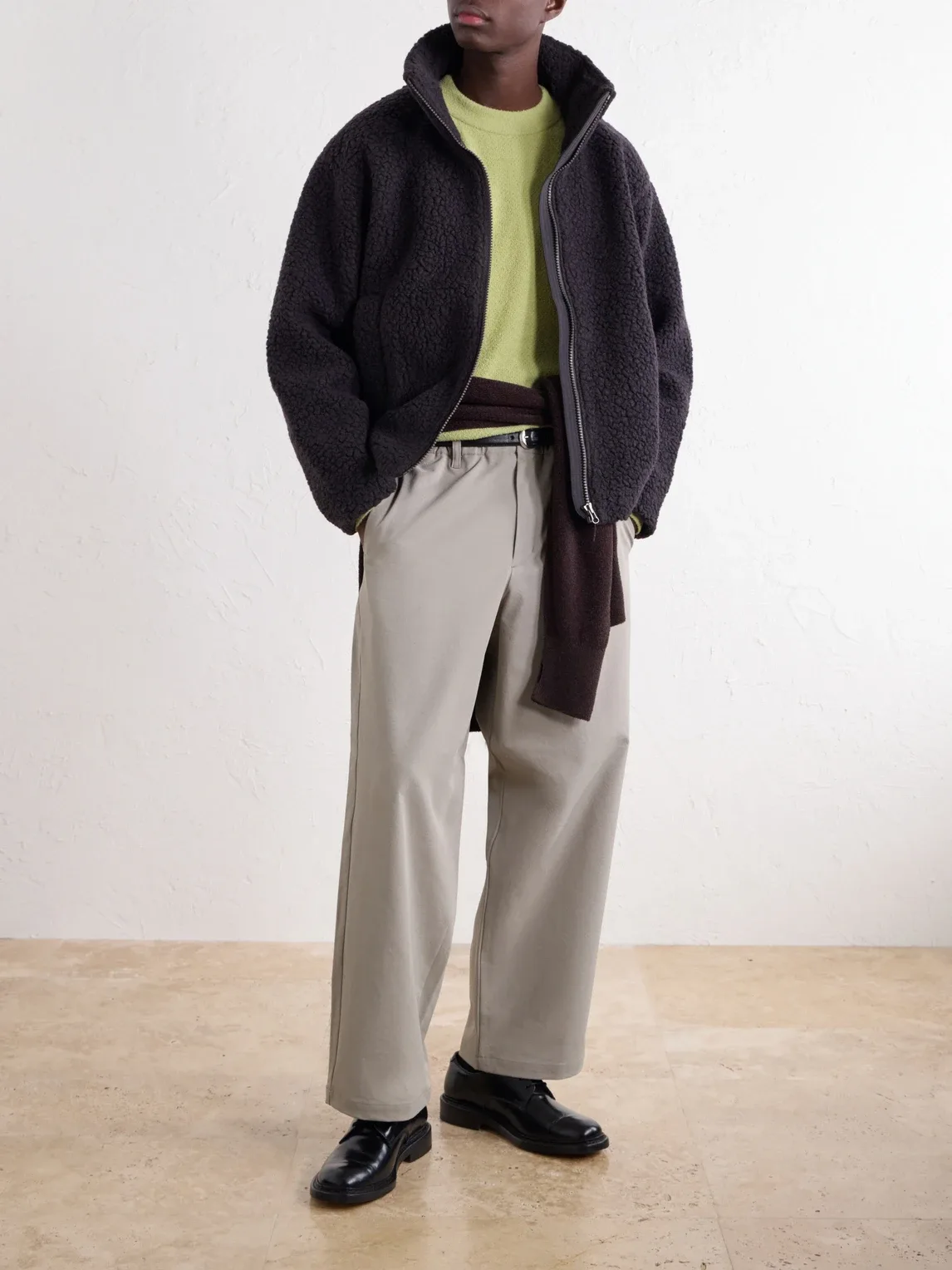 Straight-Leg Solotex Gabardine Trousers by Goldwin