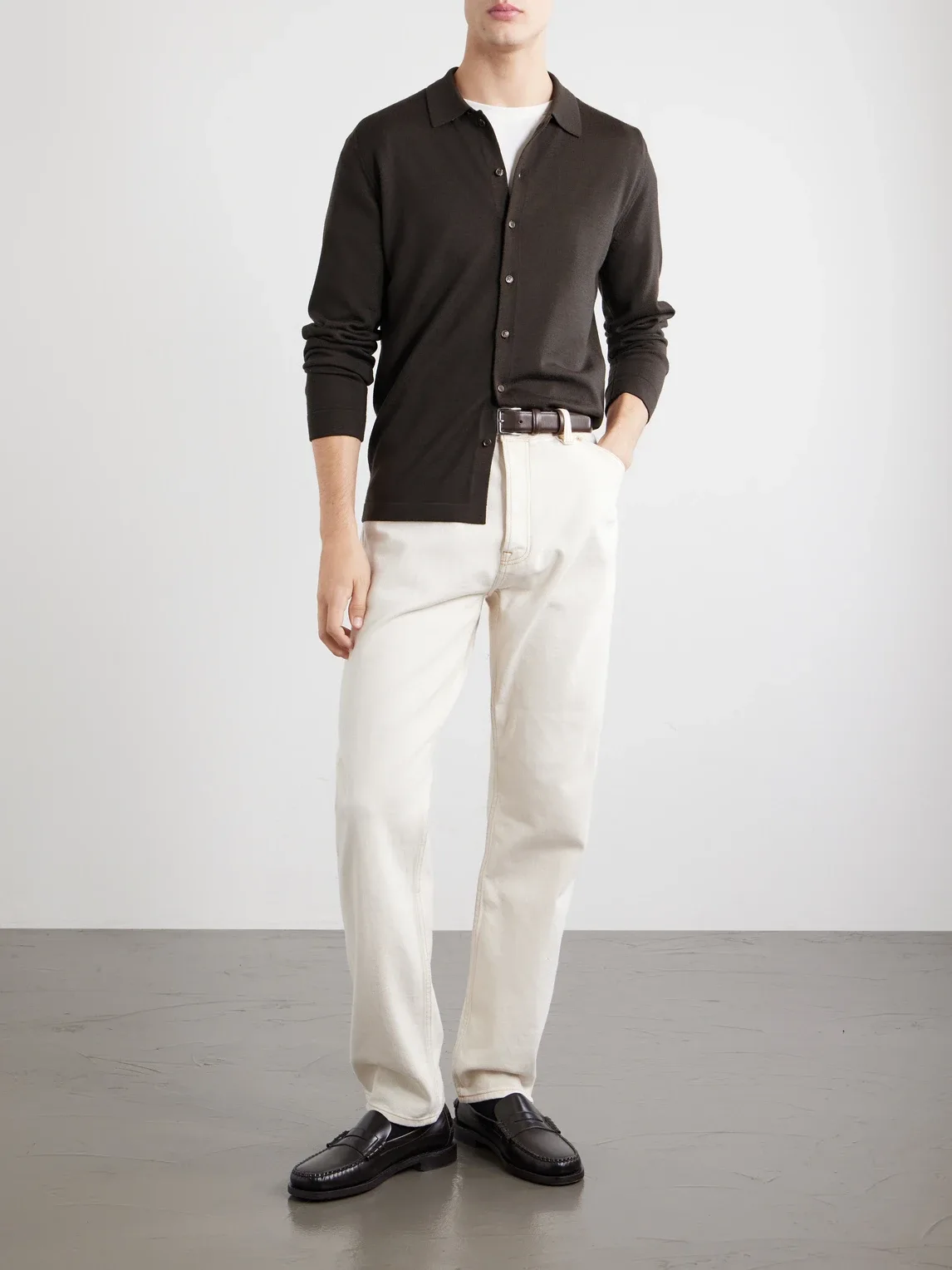 Zanone Knitted Virgin Wool Shirt by Slowear